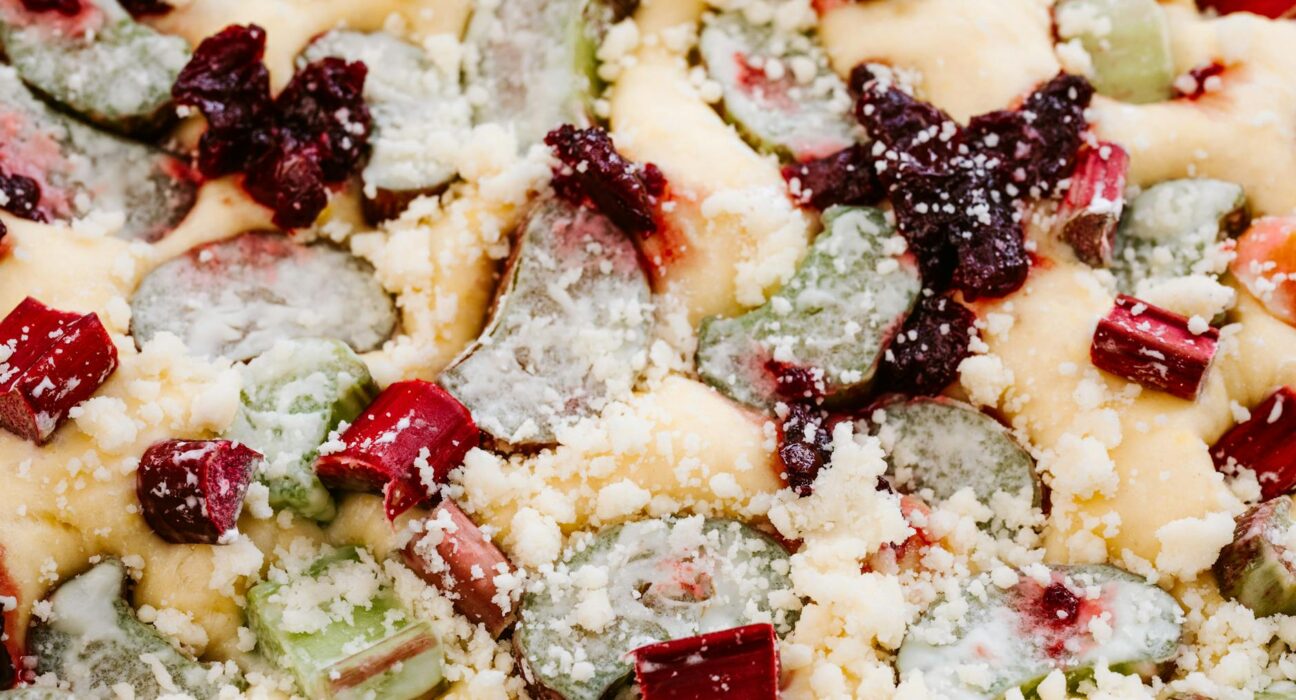 Rhubarb Compote Cake Recipe