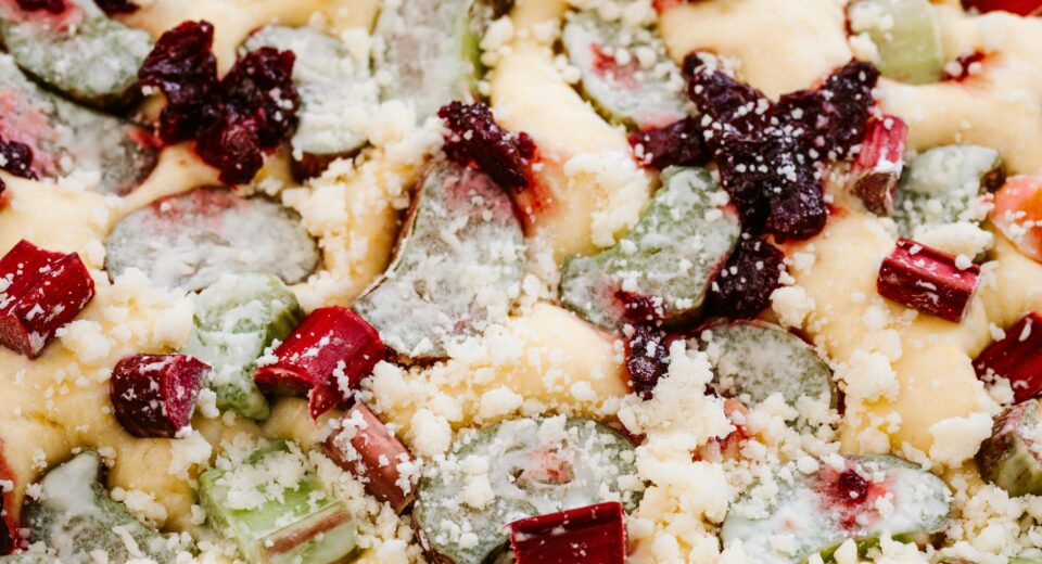 Rhubarb Compote Cake Recipe