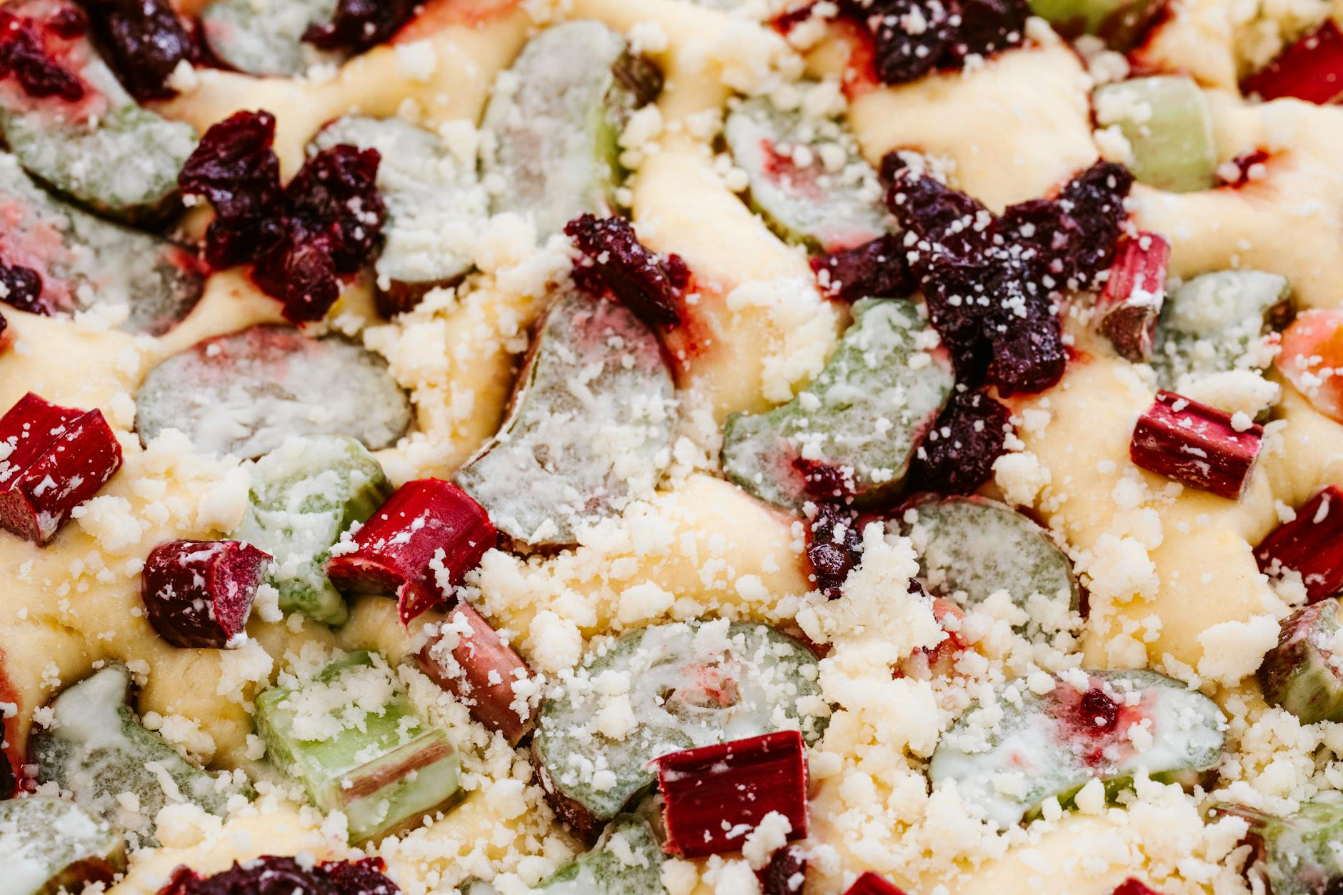 Rhubarb Compote Cake Recipe